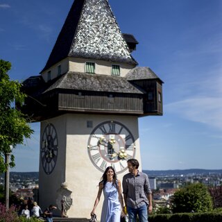 Schlossberg-Uhrturm | © (c) Graz Tourismus - Tom Lamm