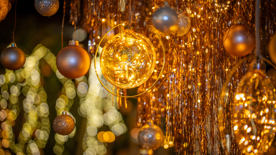 Christbaumschmuck in Gold | © Garten Kochauf-Mario Gimpel