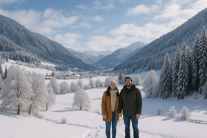 Winterbild mit Personen: mit KI erstellt | © Tourismusverband Murau