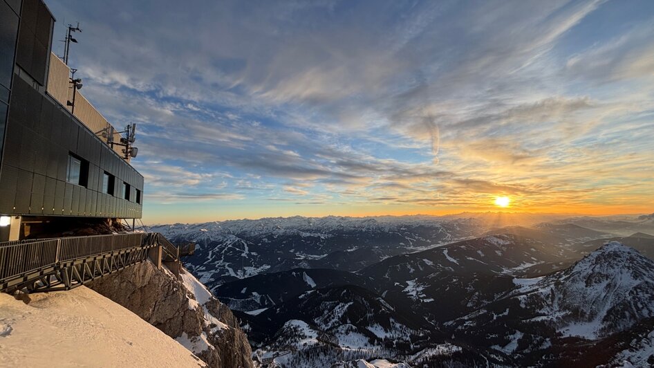 Abendstimmung am Dachstein Gletscher. | © Bianca Rettenwender