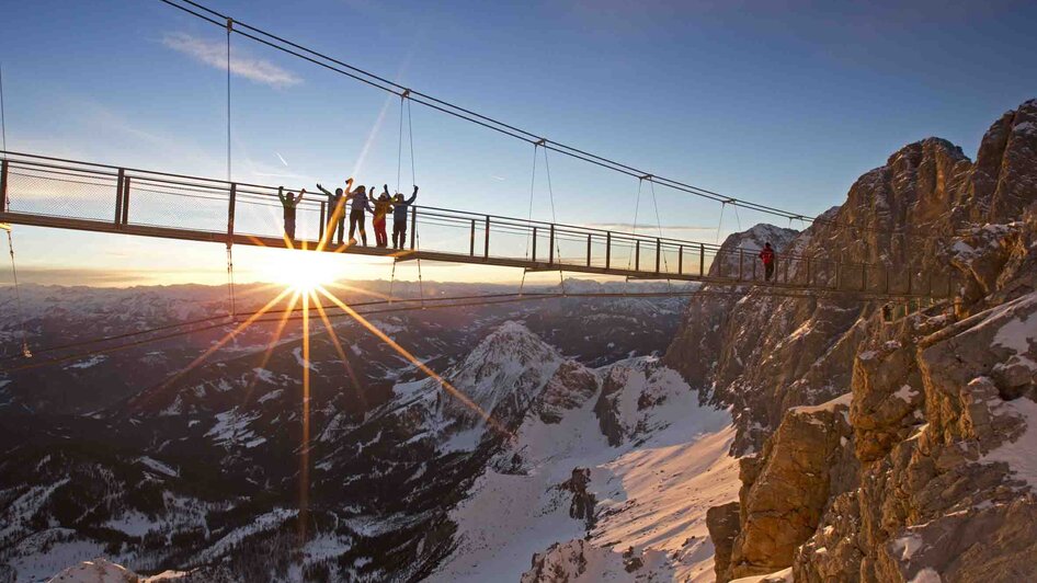 Die höchstgelegene Hängebrücke Österreich's - ein Erlebnis für Jung und Alt! | © Herbert Raffalt Die höchstgelegene Hängebrücke Österreich's - ein Erlebnis für Jung und Alt! | © Herbert Raffalt