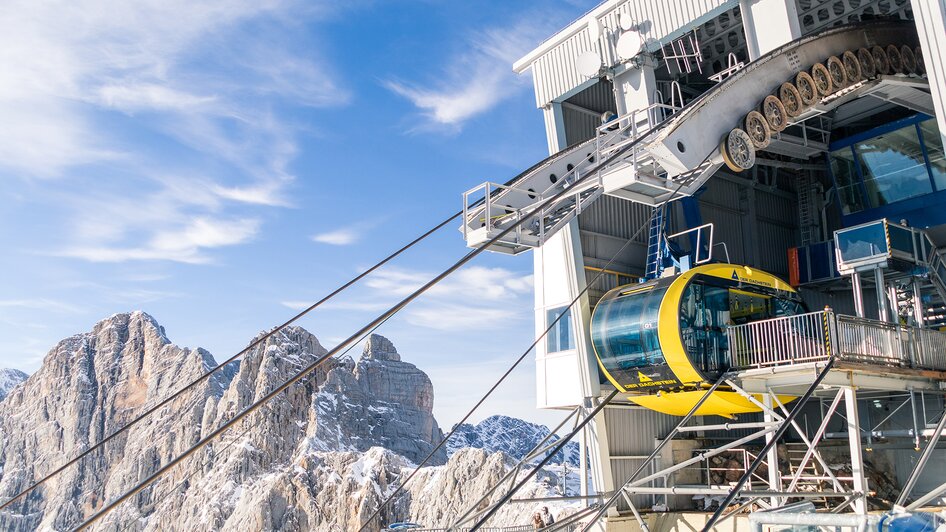 Die Panoramagondel in der Bergstation | Alexander Klünsner | © Alexander Klünsner Die Panoramagondel in der Bergstation | © Alexander Klünsner