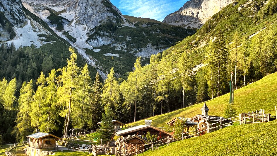 Lärchbodenalm im Sommer | © ©KajetanGerharter Lärchbodenalm - Impression #2.30 | © ©KajetanGerharter