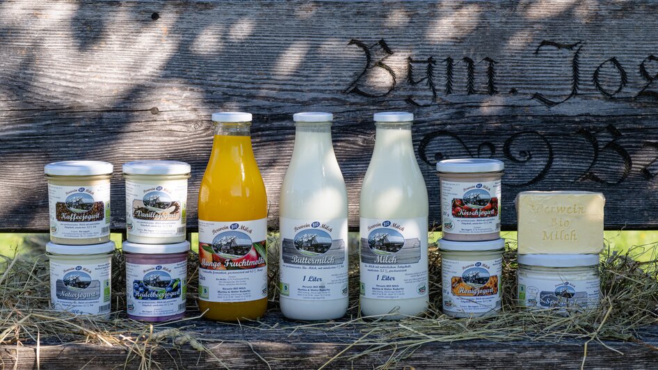 Produkte von Perwein BIO Milch | © Martina Siebenhandl
