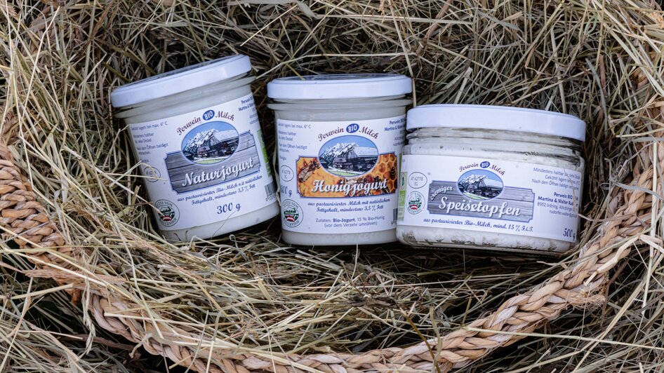 Produkte von Perwein BIO Milch | © Martina Siebenhandl