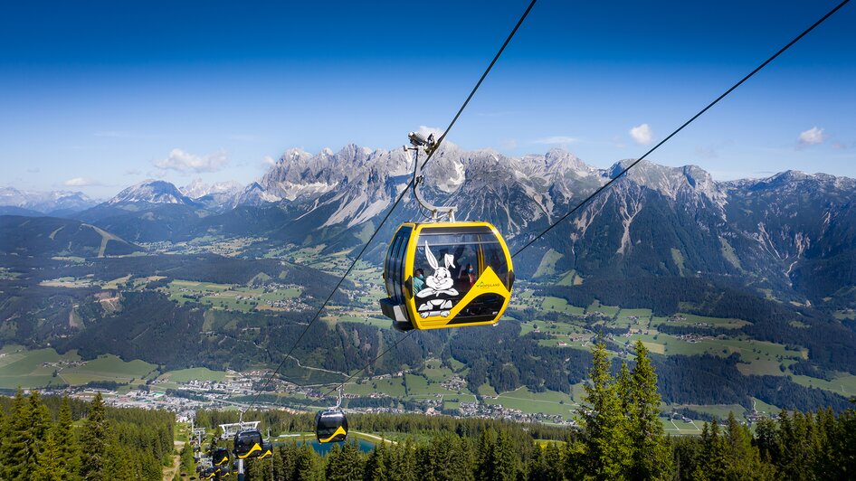 Bergbahn ins Schladminger Hopsiland