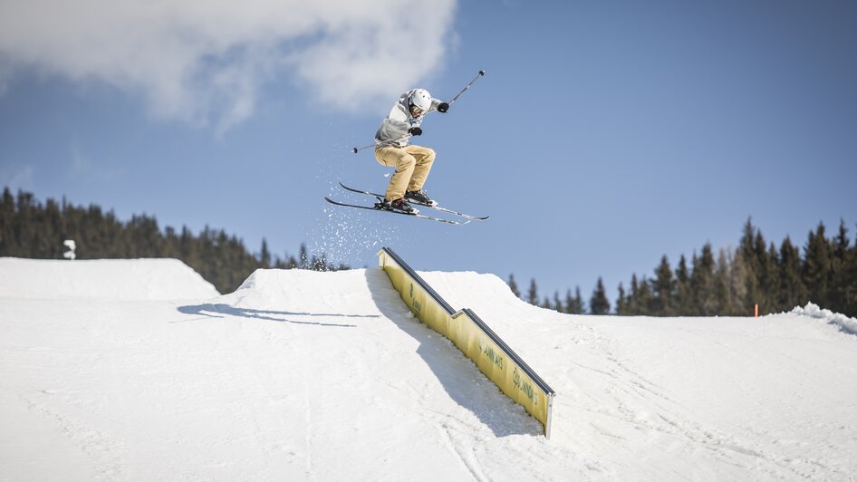 Sprung im Superpark Planai | © Roland Haschka